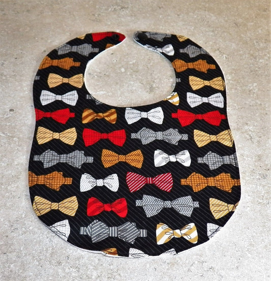 Baby Bib- Bow Ties (Inv # 38001)